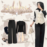 Oneset Remaja Kekinian Vest Wanita Atasan Wanita Korean Style - LO84
