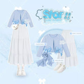 Stary Outfit Remaja Style Outfit OOTD Liburan Perempuan Korean - KK223