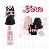 Shiria 1 Set Outfit Wanita Setelan Rajut - KA56