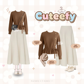 Kuki Outfit - Cutefy Outfit Lucu Muslim One Set Yearbook - KA80