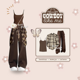 1 Set OOTD Kekinian One Set Korean Style - KK141