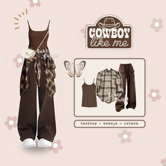 1 Set OOTD Kekinian One Set Korean Style - KK141