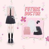 Outfit American School Yearbook OOTD Style - KK203