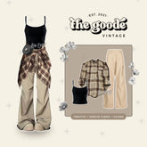 Kuki Outfit - 1 Set OOTD Kekinian One Set Style Y2K - KK119