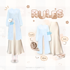 Kuki Outfit - 1 Set Outfit Muslim Isra' Mi'raj One Set Lebaran 2026 - KA79