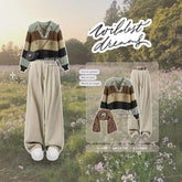 Kuki Outfit - Oneset Wanita 3in1 Outfit Korean Style - KK34