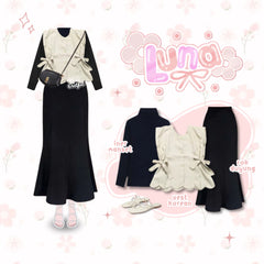 Zarena One Set Vest Style Paket OOTD Outfit Vintage Wanita - KA32