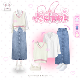 KUKI OUTFIT - Jachie Oneset Remaja Wanita Outfit Cantik Korean Style Kekinian Modern KR03