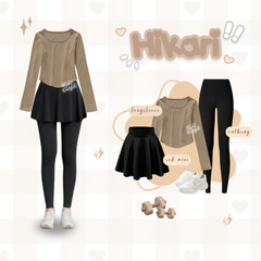 Hikari Outfit Olahraga Wanita Padel Outfit, Gym Outfit Set, Running - KA52