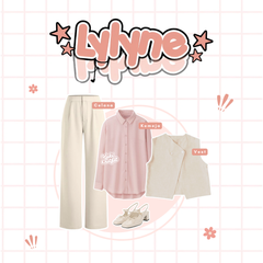 One Set OOTD Hijab Style 3 in 1 Setelan Wanita Kekinian Remaja - LO07