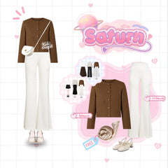 Savella One Set Blazer 3in1 Outfit Korea Style Wanita Paket OOTD - KA33