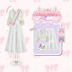 Oneset Premium FREE TAS Rok dan Atasan Wanita Korean Style - KK217