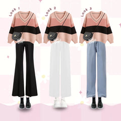 Mitsuki One Set Setelan Wanita Kekinian Korean Style - KA43