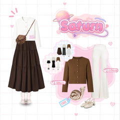 Savella One Set Blazer 3in1 Outfit Korea Style Wanita Paket OOTD - KA33