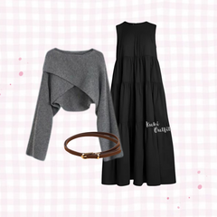 Oneset Dress OOTD Outfit Korean Style - KK198