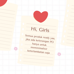 Maisha One Set Lucu Wanita Kekinian Korean Style Outfit Pink Navy KA48