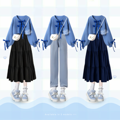 Kuki Outfit Cardigan Wanita Korea Style Oneset Birthday Party KA69