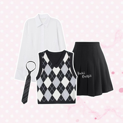 Oneset 4in1 Outfit American School Style - KK200