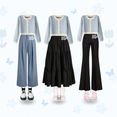 One Set Outfit Remaja Korean Style OOTD Hijab Casual - KA29