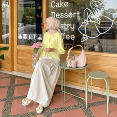 Yumi Set Cardigan Wanita Korean Style Baju Satu Set - KA50