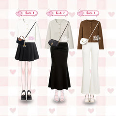 Savella One Set Blazer 3in1 Outfit Korea Style Wanita Paket OOTD - KA33