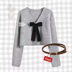 Marfie OOTD 1 Set Pakaian Wanita Setelan Rok Kekinian - KK227