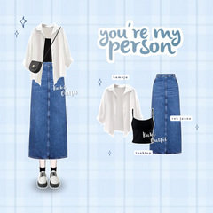 Outfit Set 3in1 Korean Style OOTD Santai - KK159