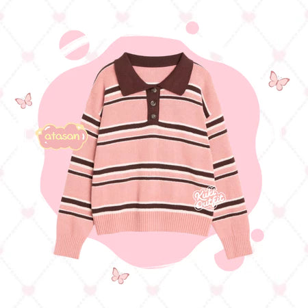 Kuki Outfit - Shadira One Set Salur Ootd Remaja Viral - KA85