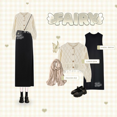 Fairy One Set Wanita Korean Style Outfit KK242