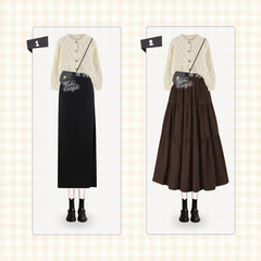 Fairy One Set Wanita Korean Style Outfit KK242