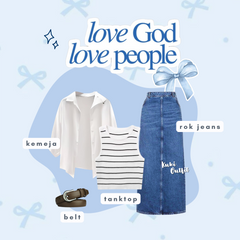 Outfit Set 3in1 Korean Style OOTD Santai - KK190