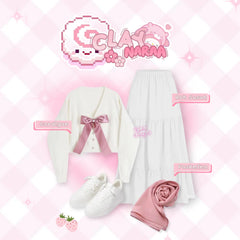 Naraa Oneset Korean Style OOTD Outfit Kekinian - KK222