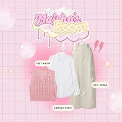 Oneset Cute OOTD Outfit Korean - KK209