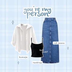 Outfit Set 3in1 Korean Style OOTD Santai - KK159