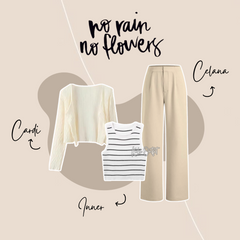 Oneset Cardigan Korean Style 3in1 Paket OOTD - KK139