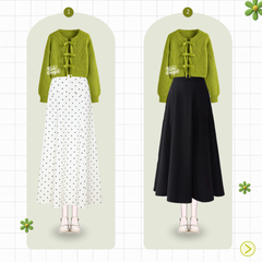 KUKI OUTFIT - Oneset Remaja 3in1 Style Anak Imut Kekinian Bahan Knit Outfit Terbaru KR05