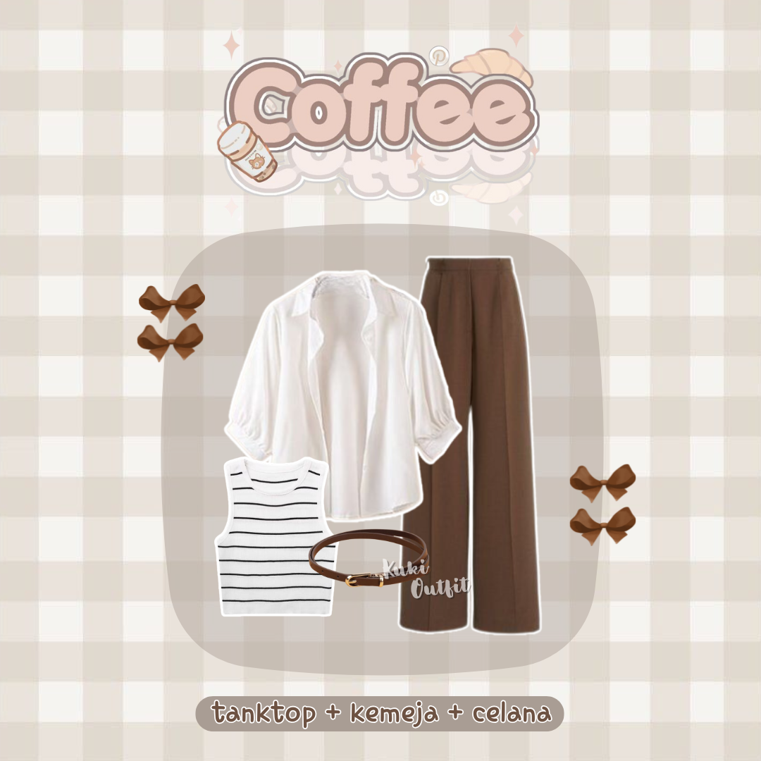 Oneset Korean Style 3in1 Outfit Kekinian - KK208