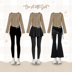 Hikari Outfit Olahraga Wanita Padel Outfit, Gym Outfit Set, Running - KA52