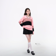 KUKI OUTFIT - Vanila Sweater Rajut Wanita Oversize Longsleeve
