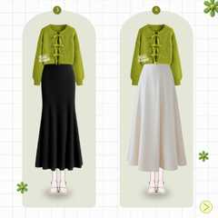 KUKI OUTFIT - Oneset Remaja 3in1 Style Anak Imut Kekinian Bahan Knit Outfit Terbaru KR05