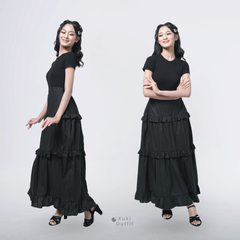 KUKI OUTFIT - Bawahan Wanita Bahan Soft Cotton With Furing Yuvie Skirt