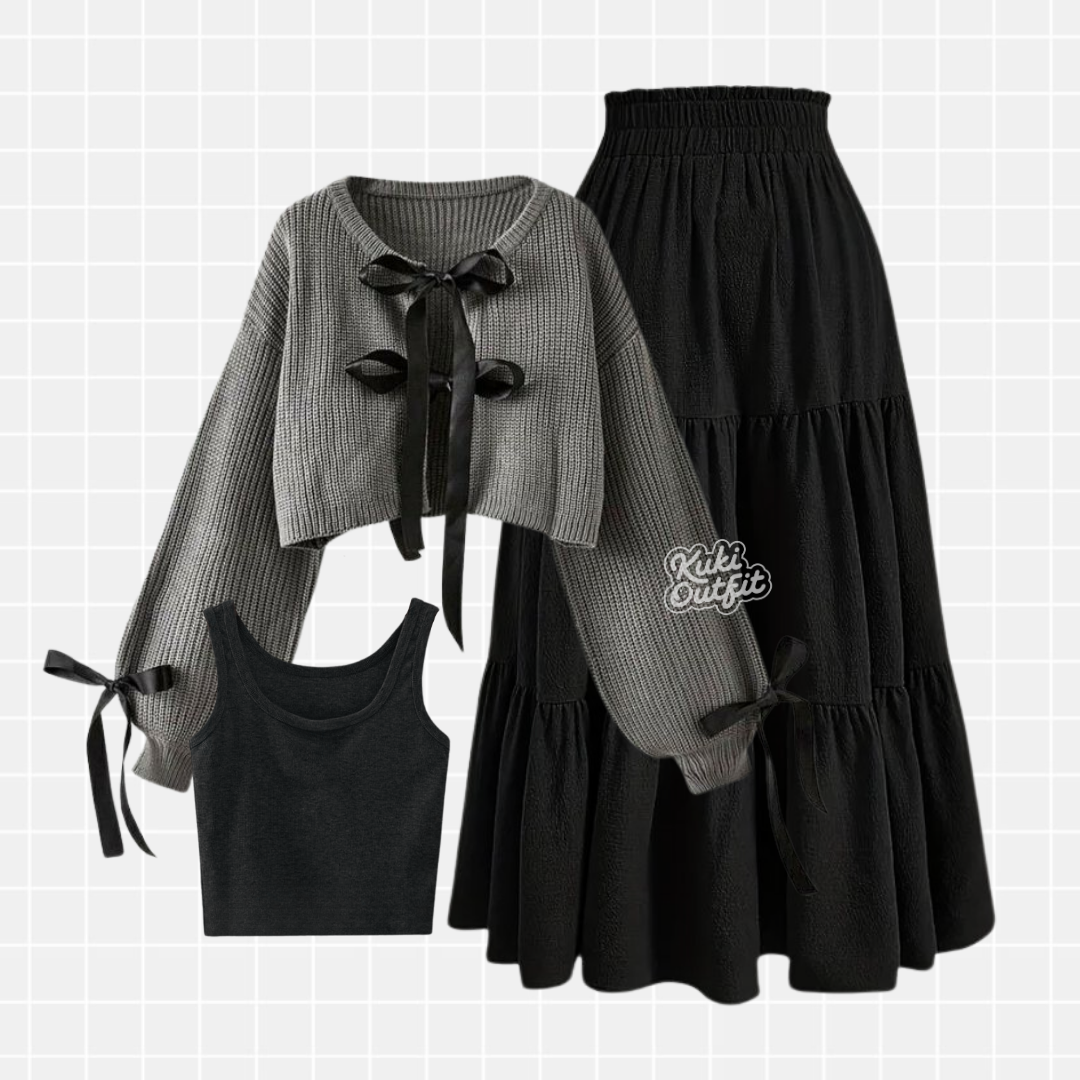 Oneset Kawai Outfit Korean Style - KK214
