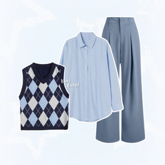 Oneset Korean Style Outfit K-Drama School - KK163