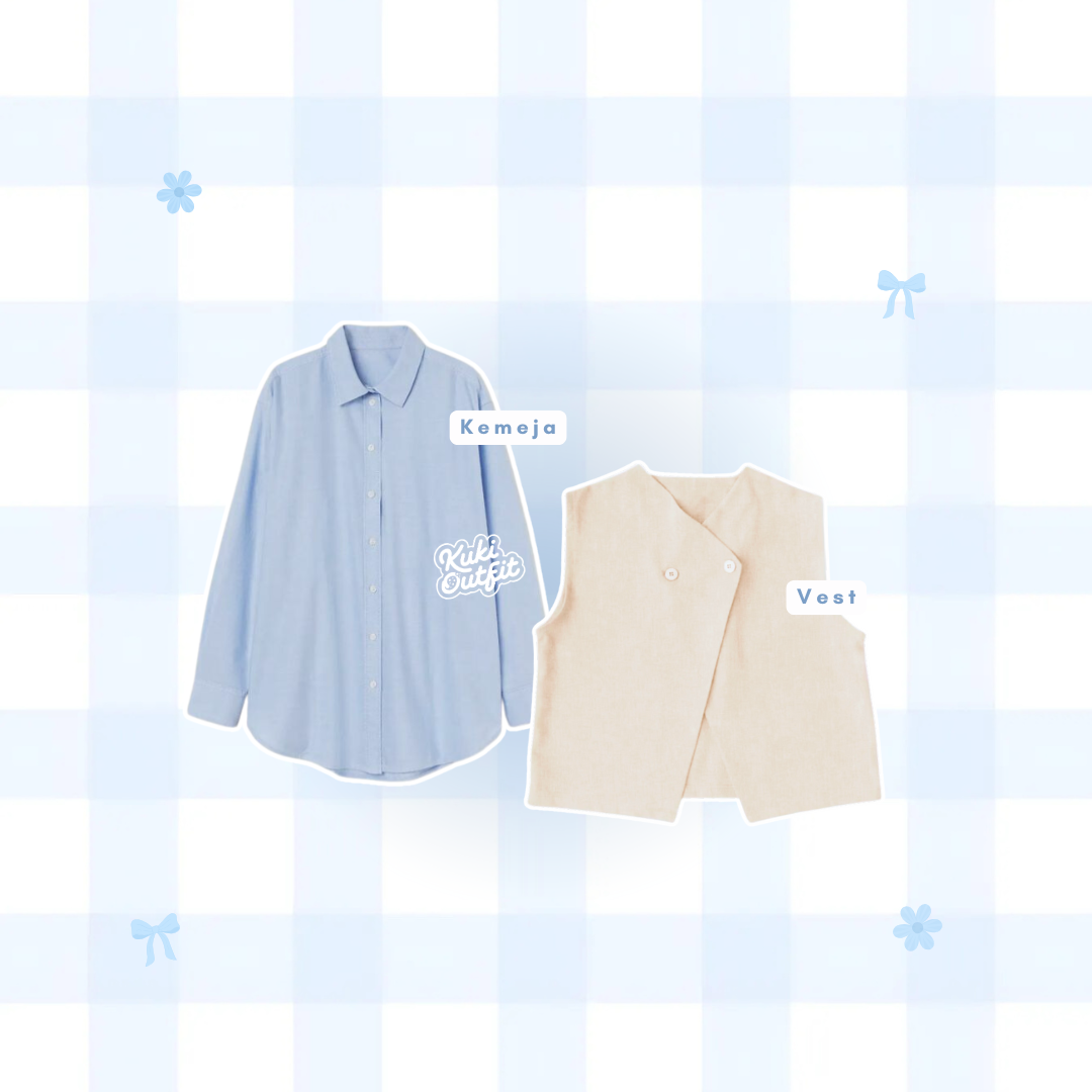 Oneset Outfit Wanita Remaja Outfit Hangout Kekinian - LO25