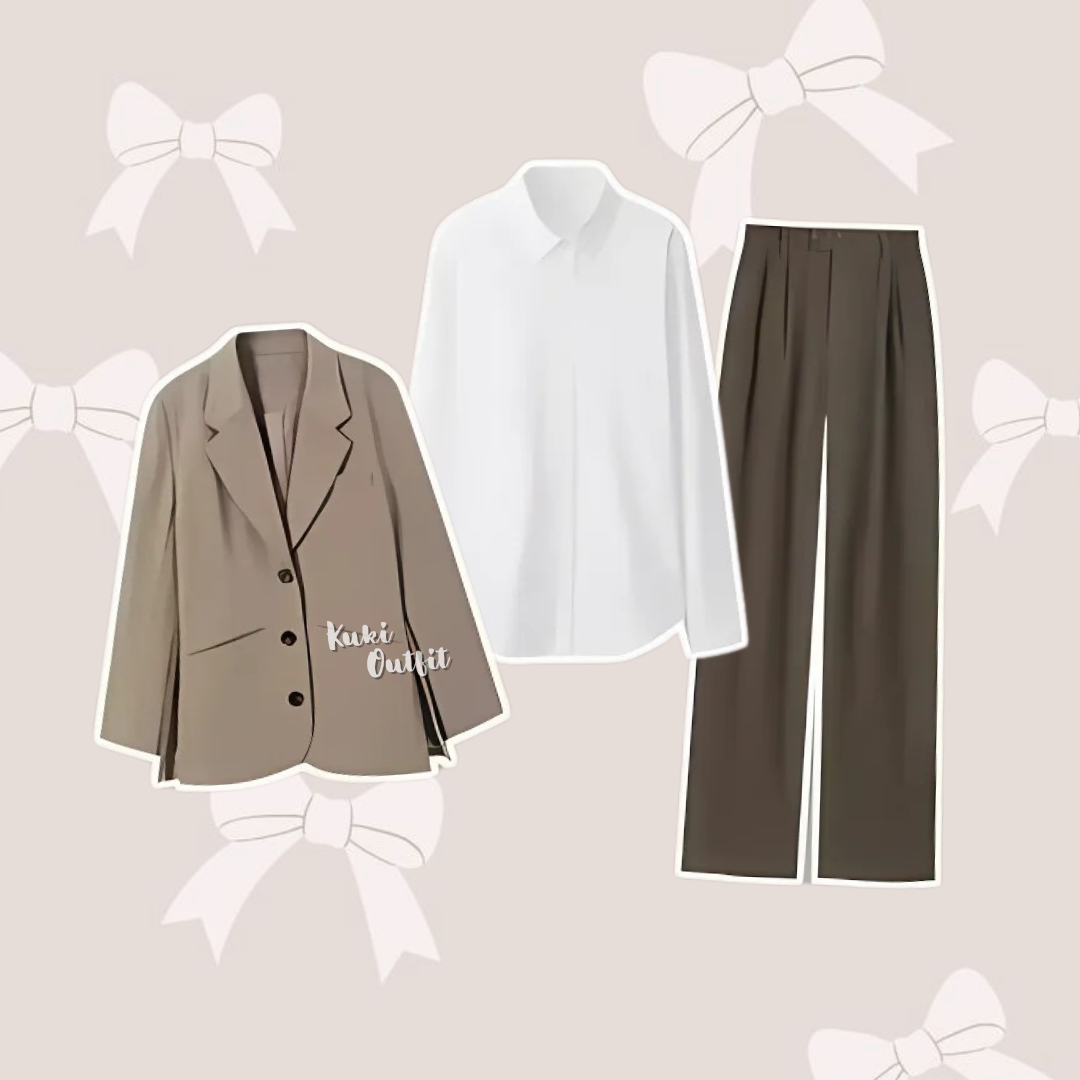 Outfit OLD MONEY Oneset All Size - KK197