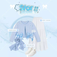 Stary Outfit Remaja Style Outfit OOTD Liburan Perempuan Korean - KK223