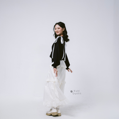 KUKI OUTFIT - One Set Atasan Bawahan Cantik Bahan Cotton Full Furing Bianca Set
