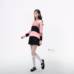 KUKI OUTFIT - Vanila Sweater Rajut Wanita Oversize Longsleeve