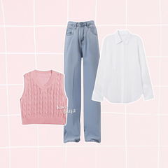 1 Set Outfit Wanita Oneset Anak Perempuan Korean Style - KK174