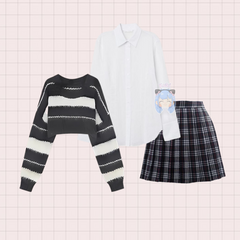 Outfit American School OOTD Perempuan - KK206